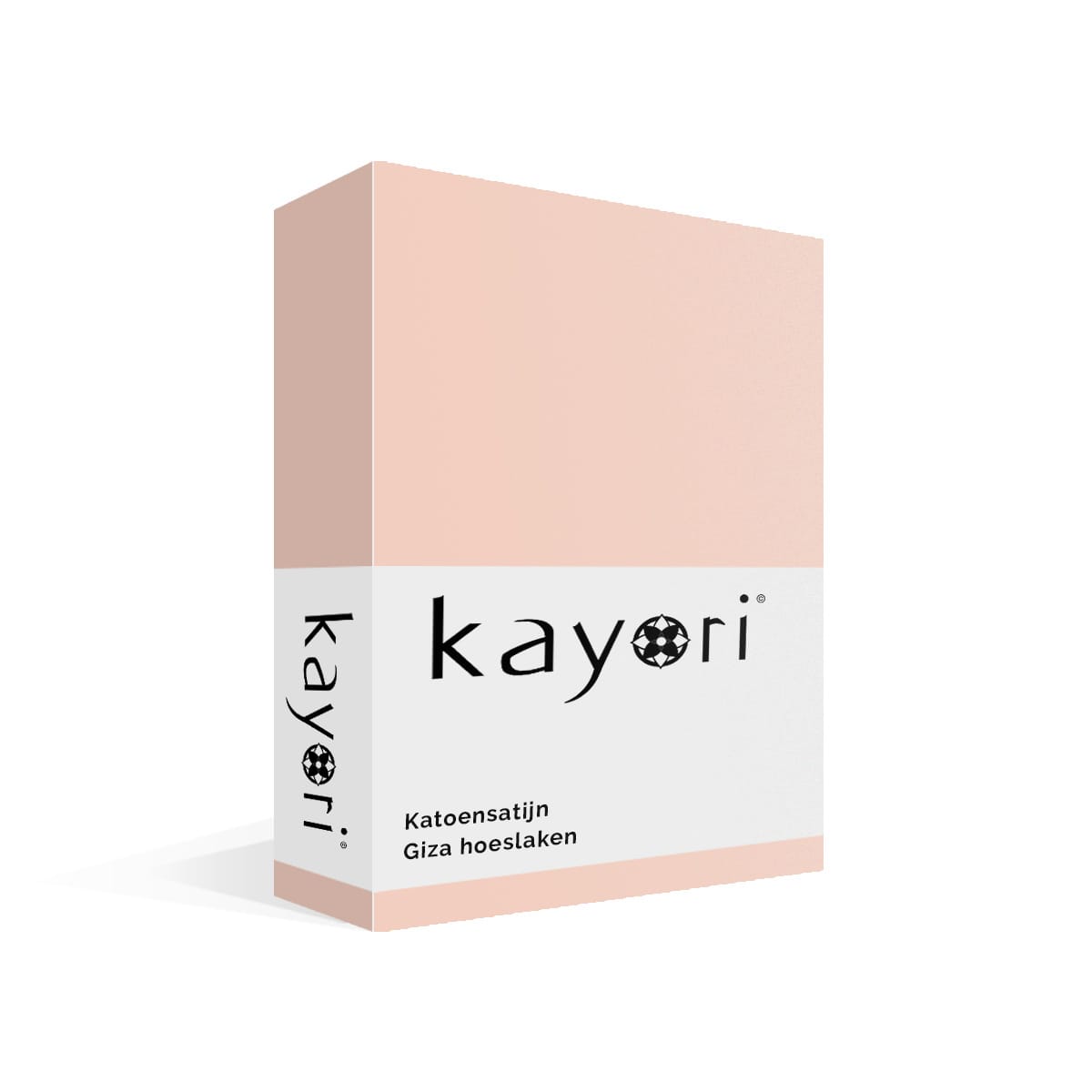 Kayori Giza Katoensatijn Hoeslaken Nude - Afbeelding 2