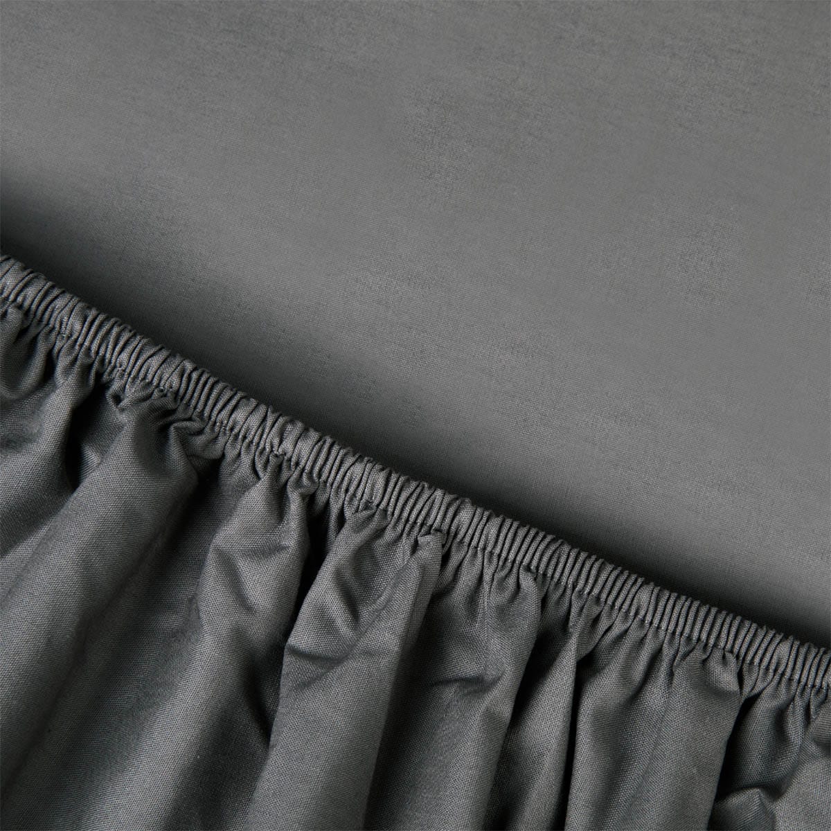 Kayori Shizu Perkal Topper Hoeslaken Antracite - Afbeelding 3