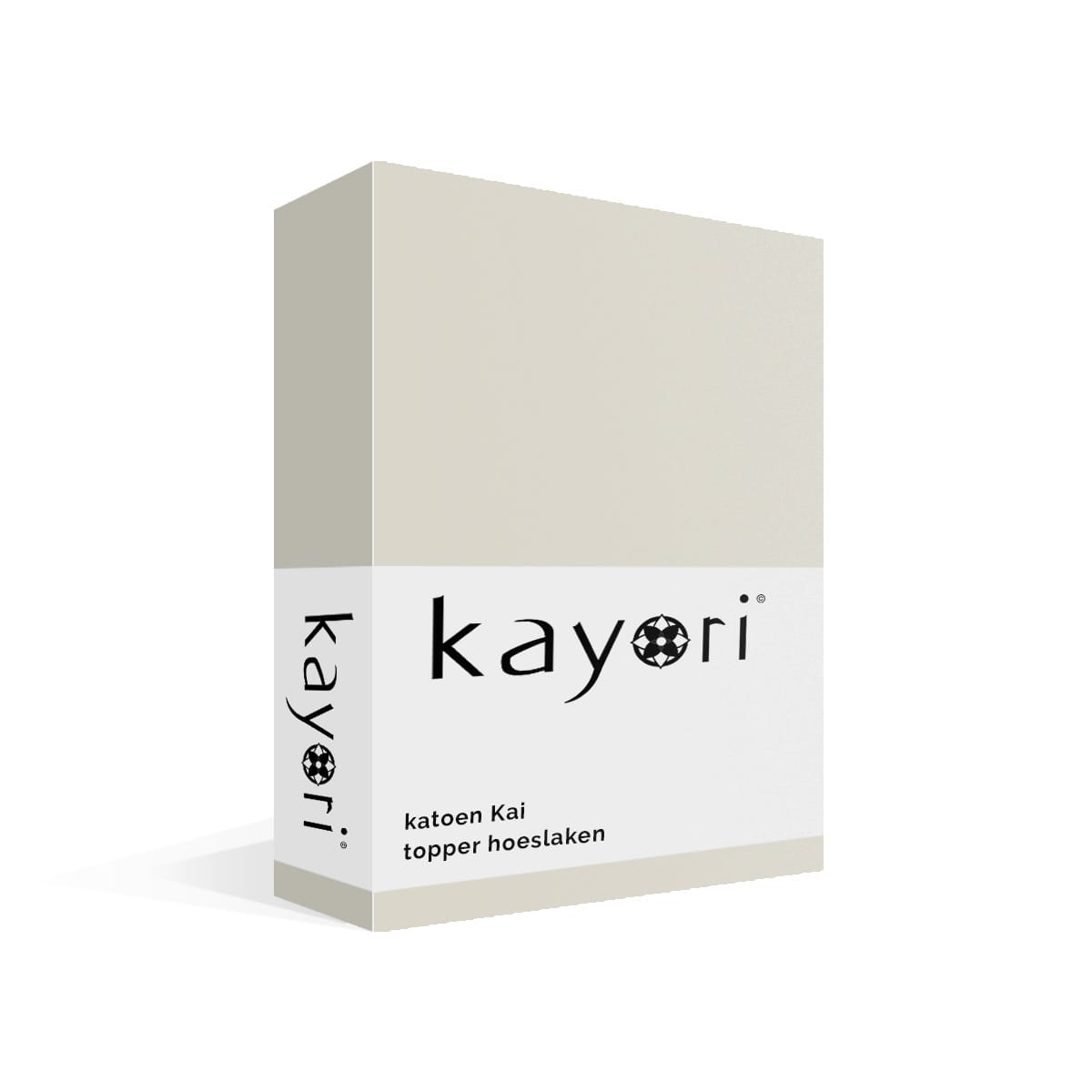 Kayori Kai Katoen Topper Hoeslaken Zand - Afbeelding 2