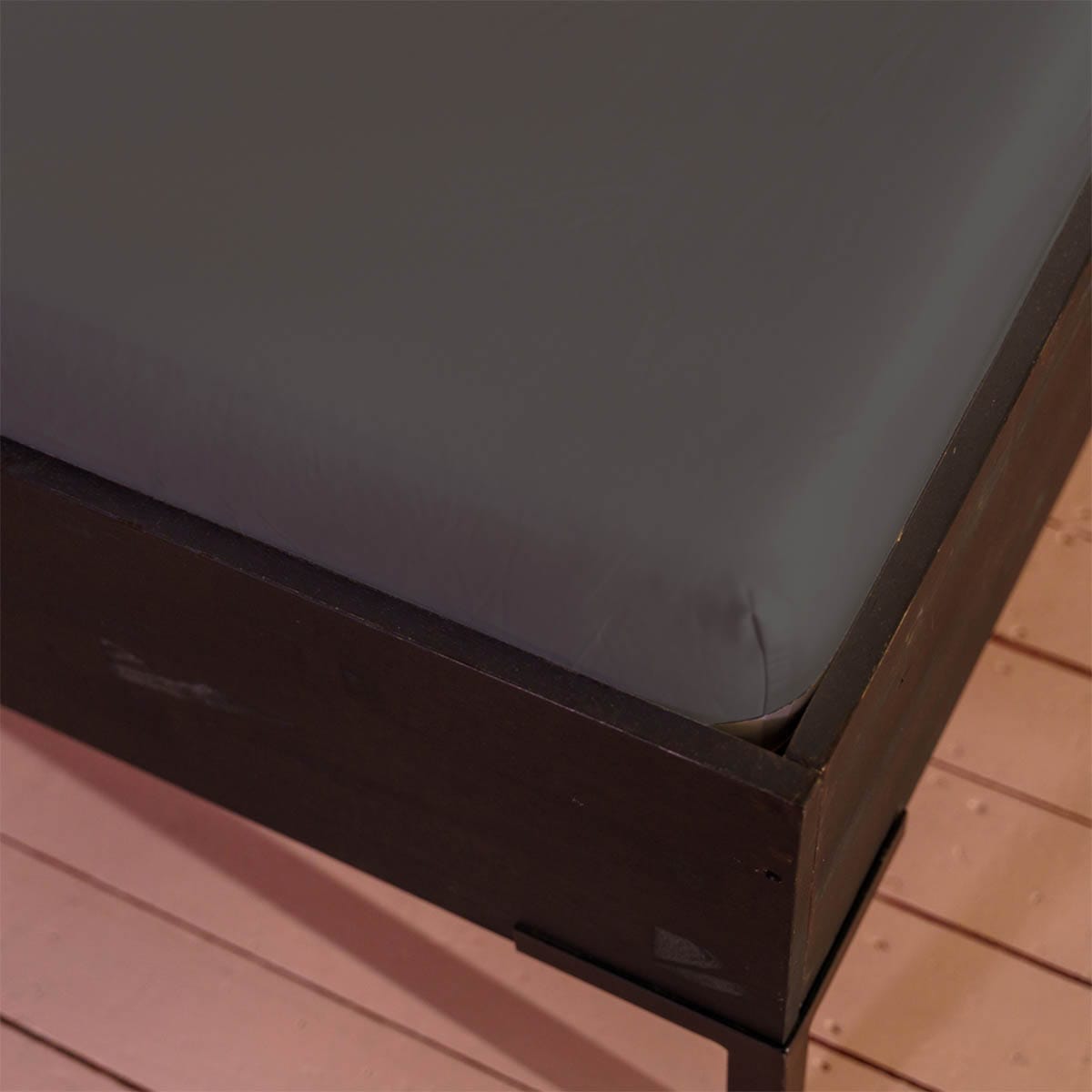 Kayori Shizu Perkal Topper Hoeslaken Antracite - Afbeelding 4