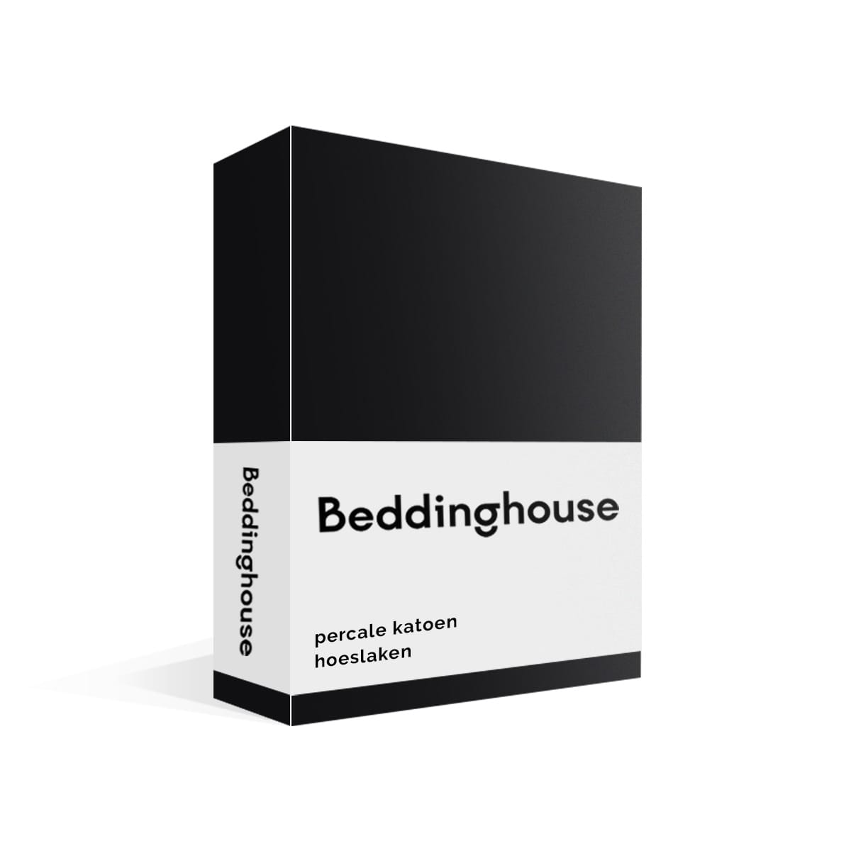 Beddinghouse Percale Katoen Hoeslaken Zwart - Afbeelding 2