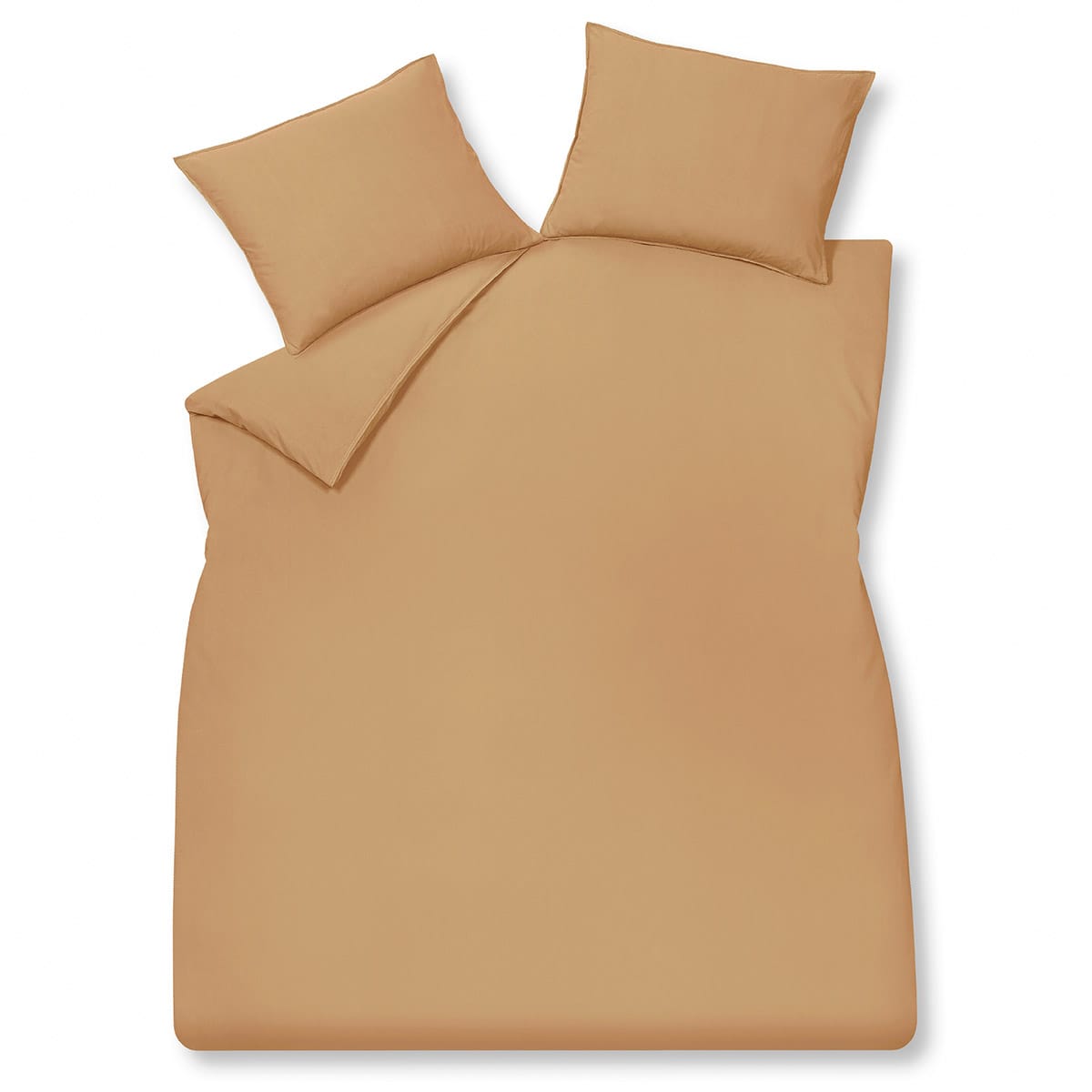 Vandyck Washed Cotton Dekbedovertrek Sandy Gold - Afbeelding 2