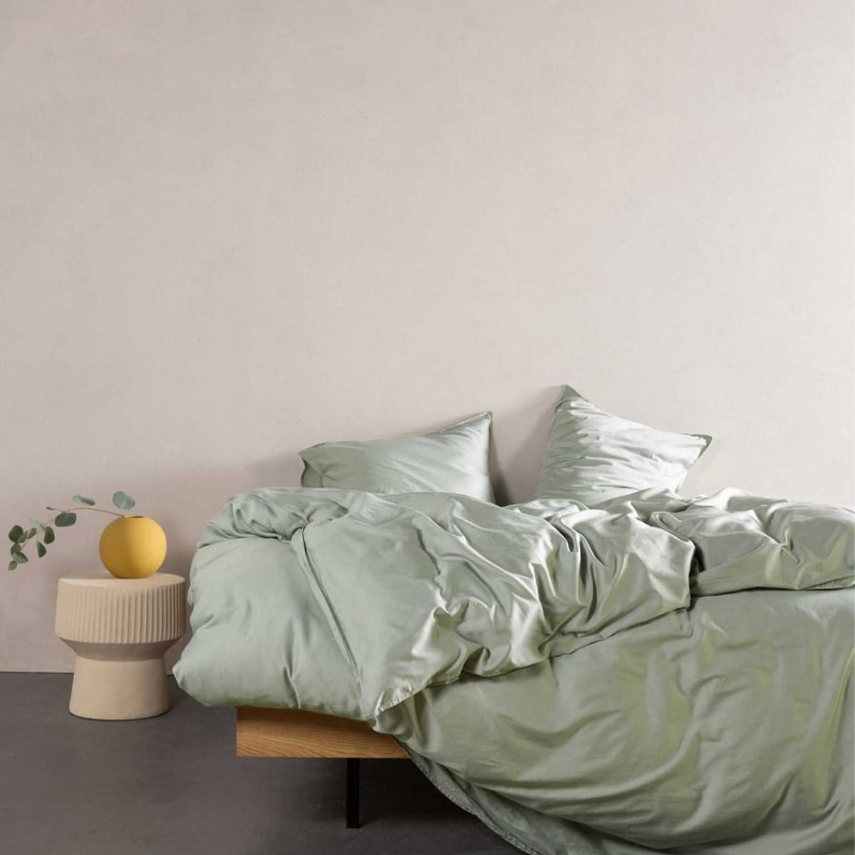 Essenza Minte Dekbedovertrek Dusty Green - Afbeelding 3
