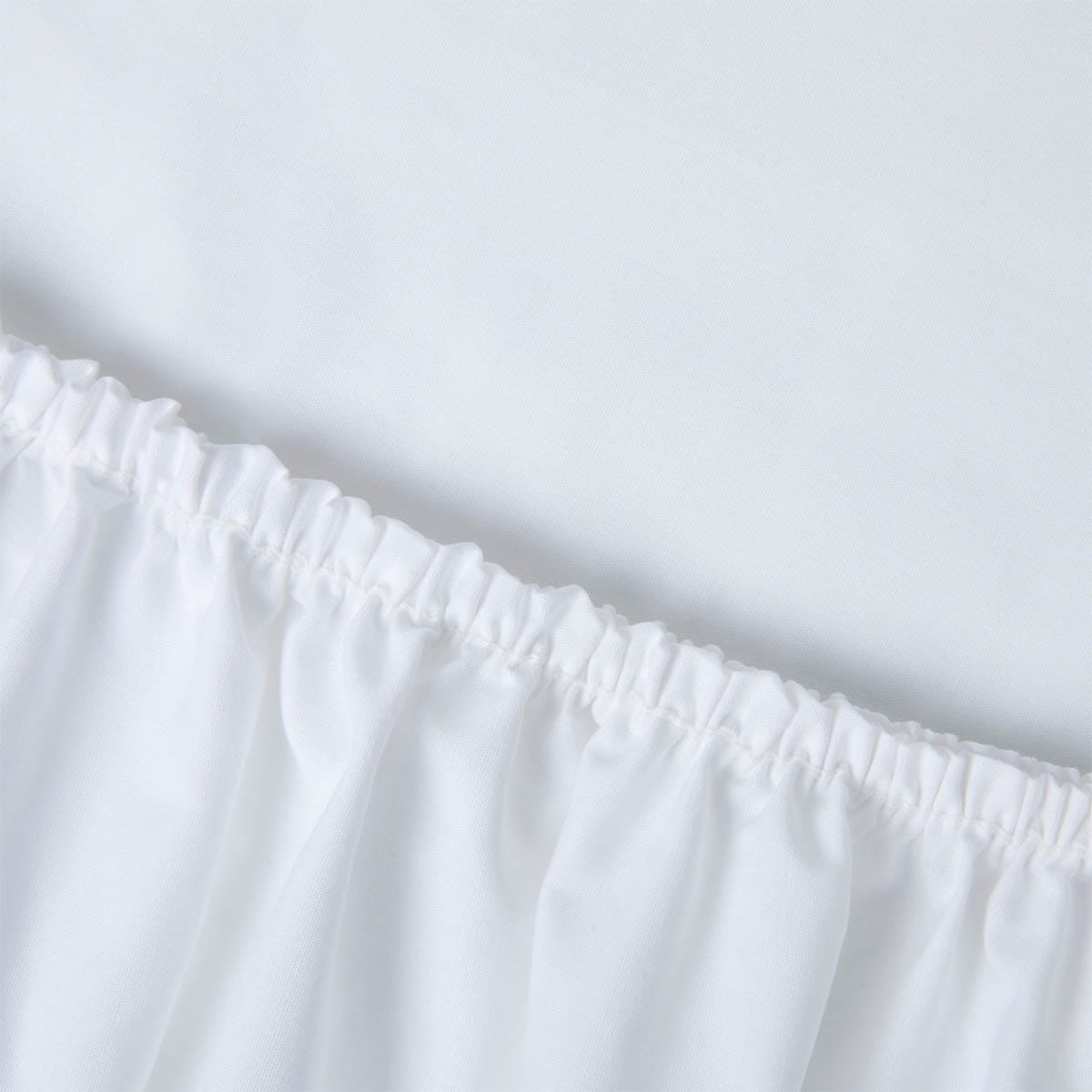 Kayori Shizu Perkal Splittopper Hoeslaken Wit - Afbeelding 3