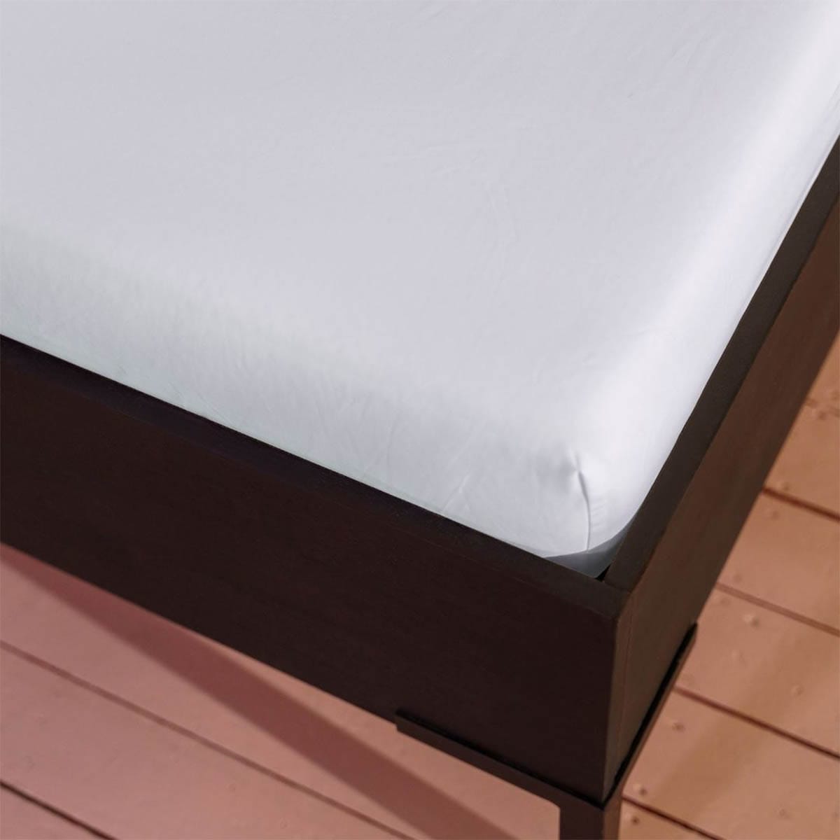 Kayori Shizu Perkal Splittopper Hoeslaken Wit - Afbeelding 4