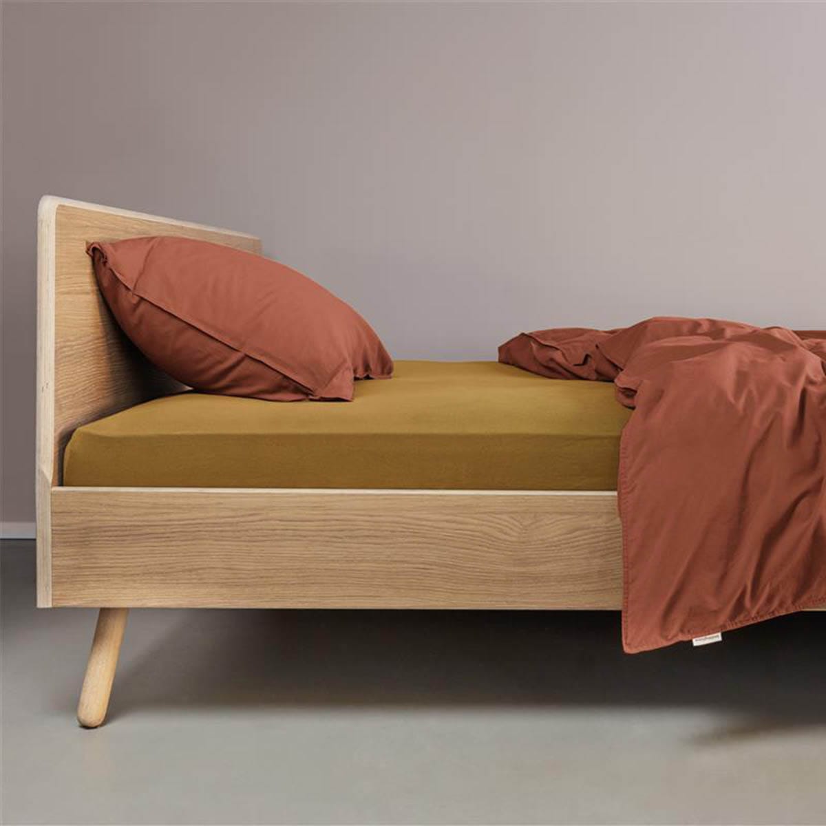 Beddinghouse Jersey Hoeslaken Geel - Afbeelding 5