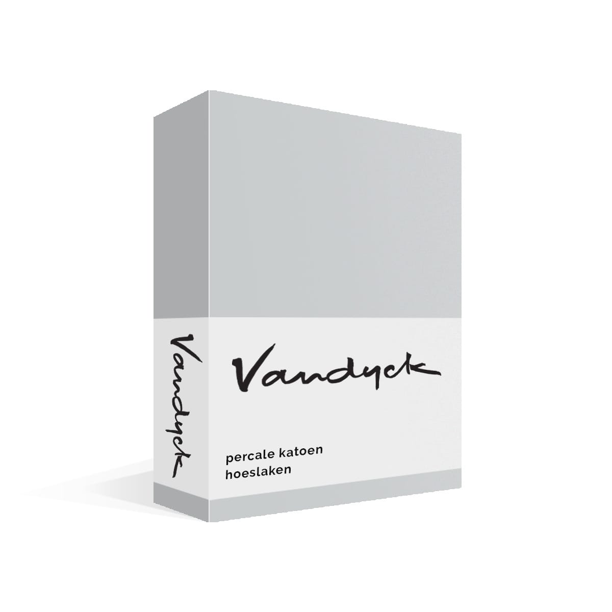 Vandyck Percale Hoeslaken Silver Grey