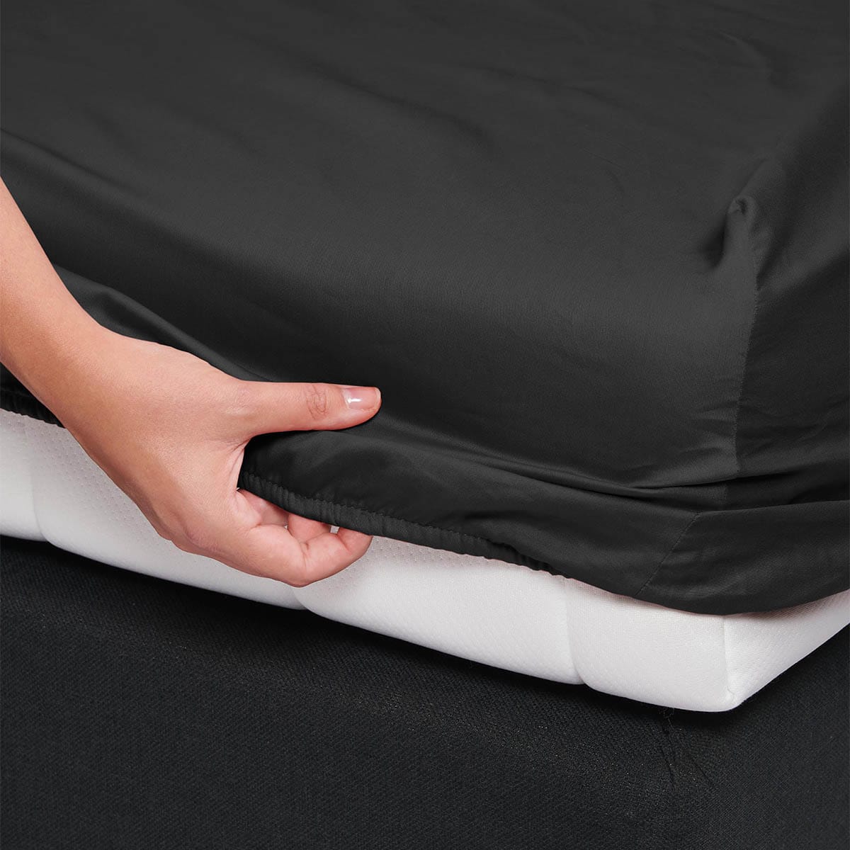 Essenza Satin Hoeslaken Antraciet - Afbeelding 4