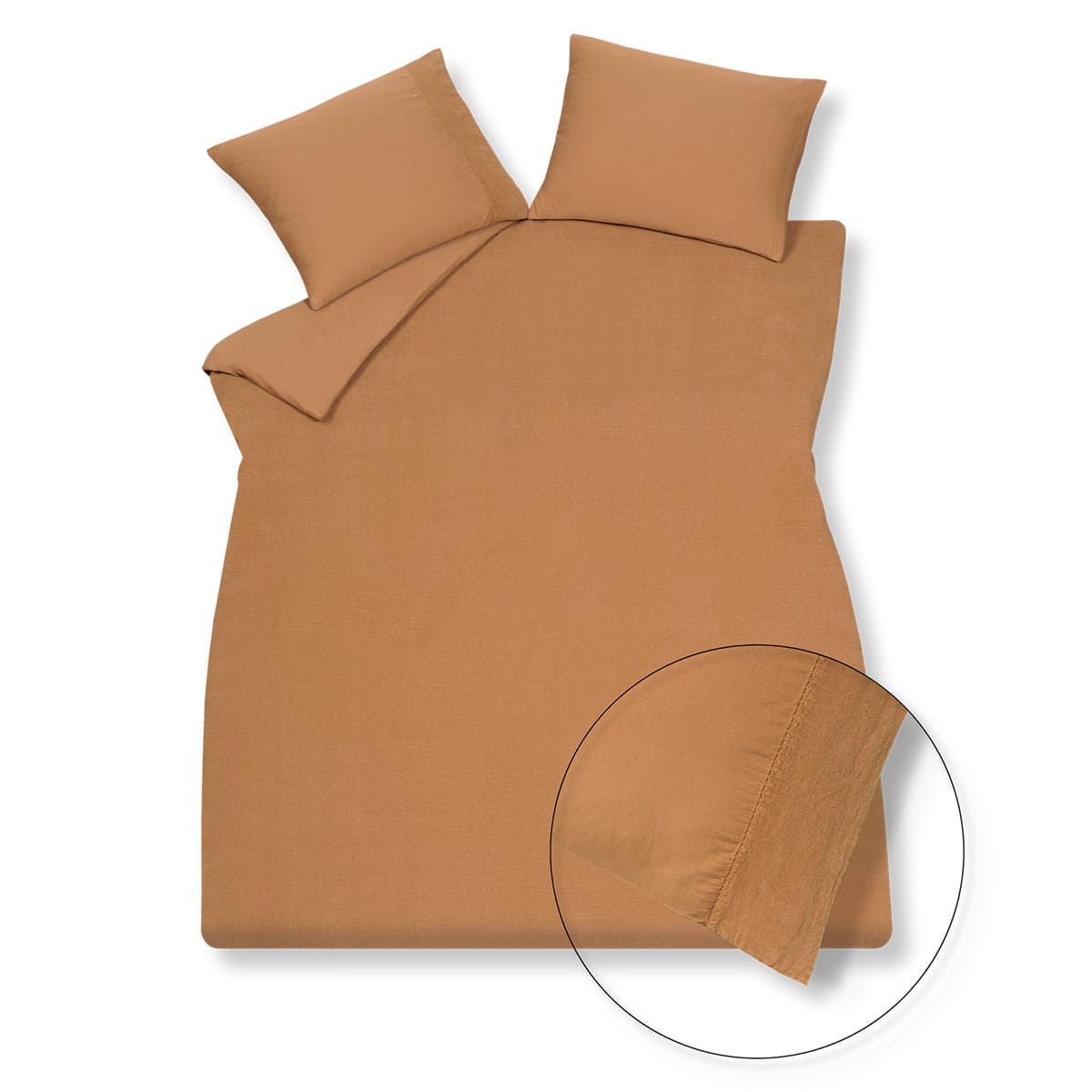 Vandyck Pure 07 Kussensloop Cognac - Afbeelding 3