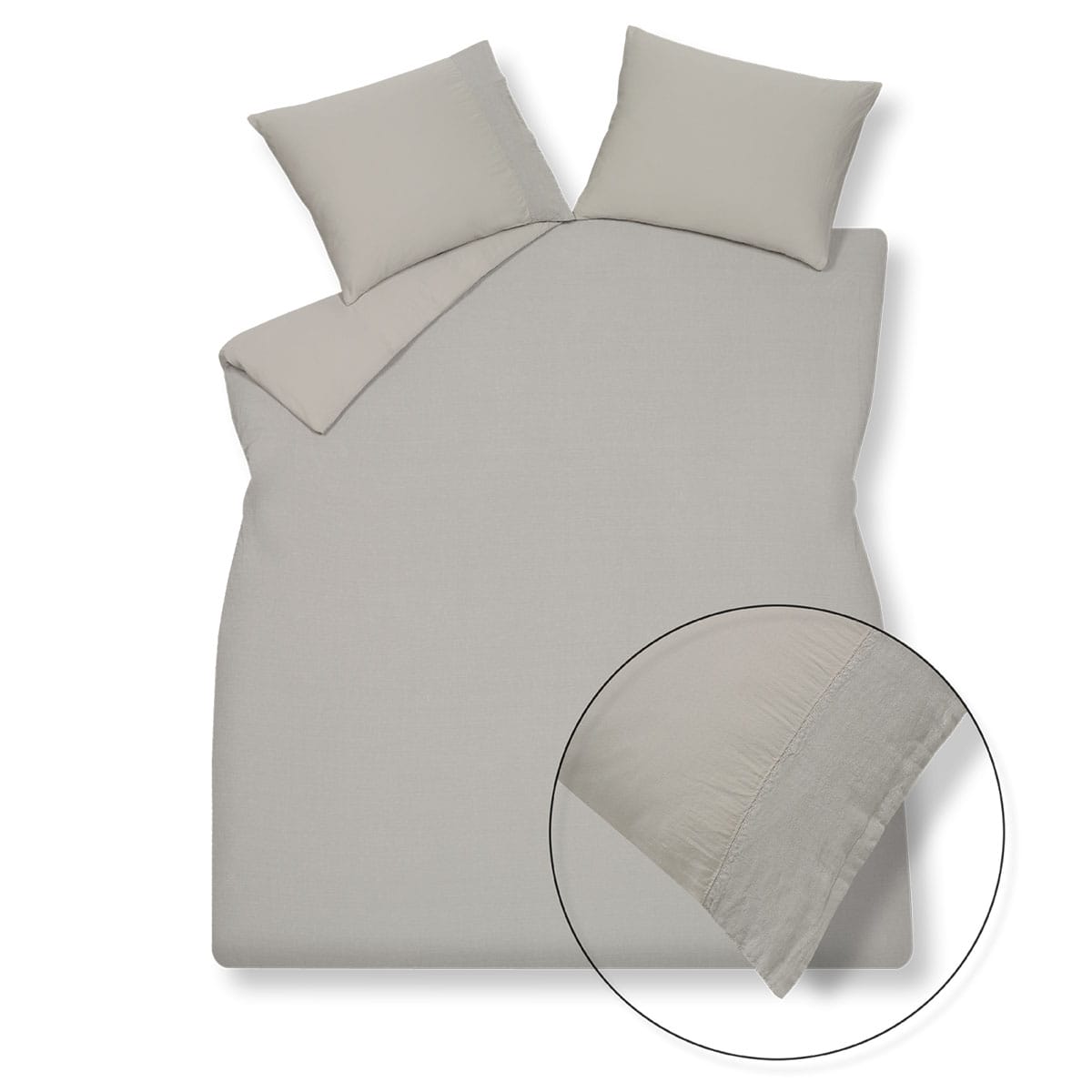 Vandyck Pure 07 Kussensloop Coolgrey - Afbeelding 3