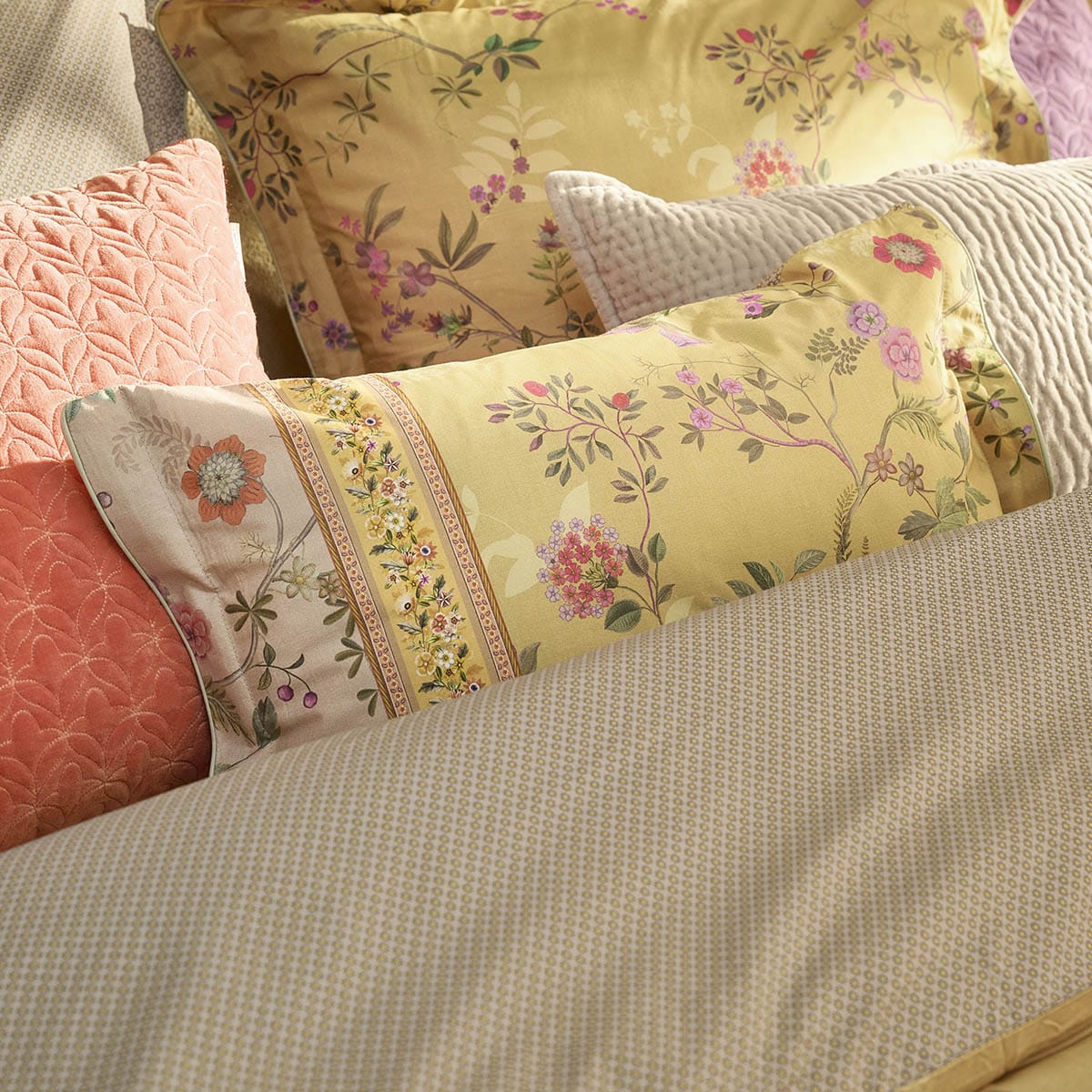 Pip Studio Bodhi Flower Dekbedovertrek Geel - Afbeelding 7