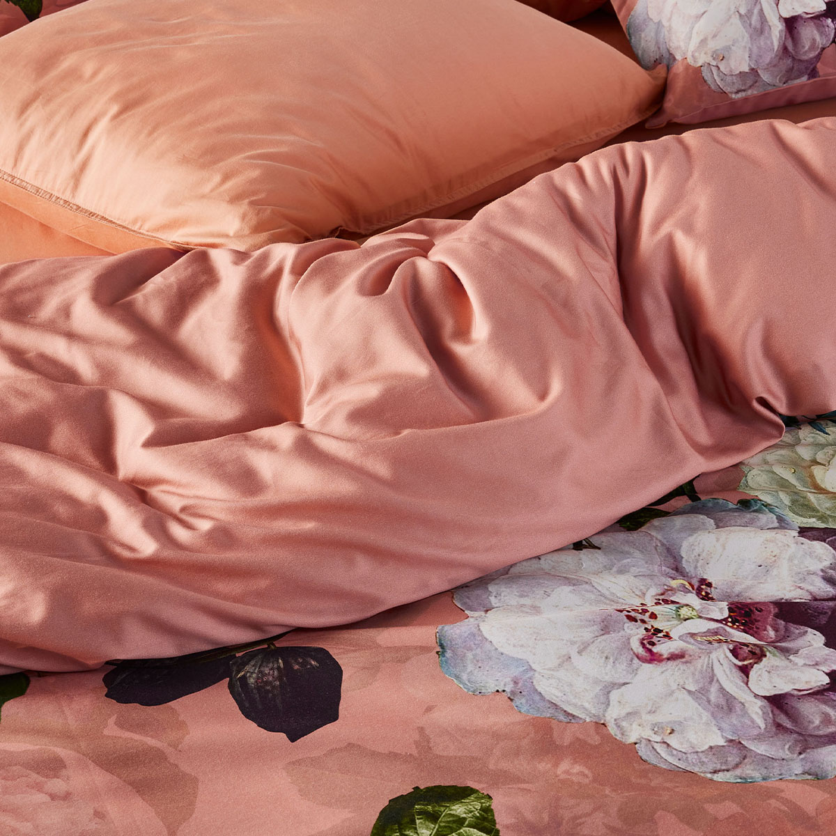 Essenza Fleur Kussensloop Evening rose - Afbeelding 4