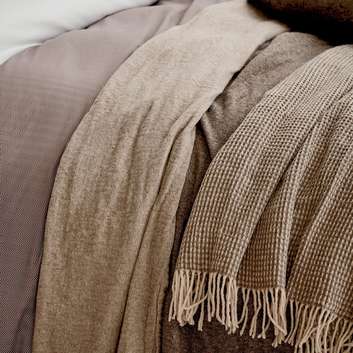 Vandyck Home Milano Dekbedovertrek Taupe - Afbeelding 5
