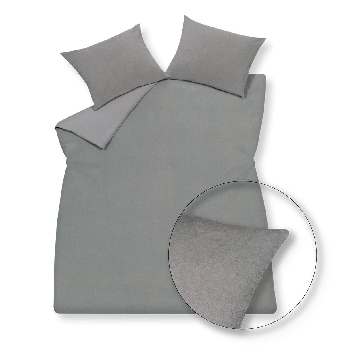 Vandyck Purity 79 Dekbedovertrek Grey - Afbeelding 2