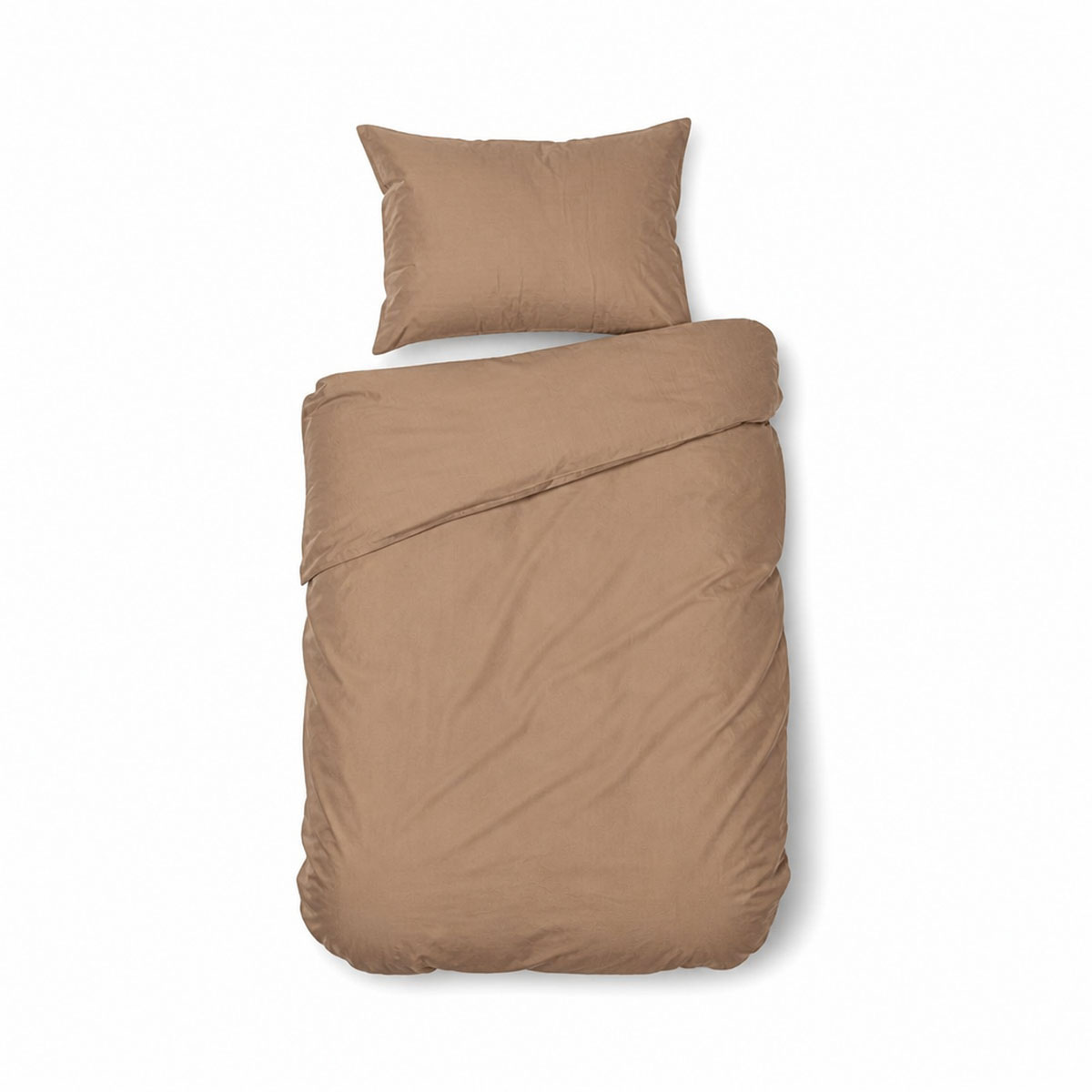 Kayori Eji Dekbedovertrek Taupe - Afbeelding 2