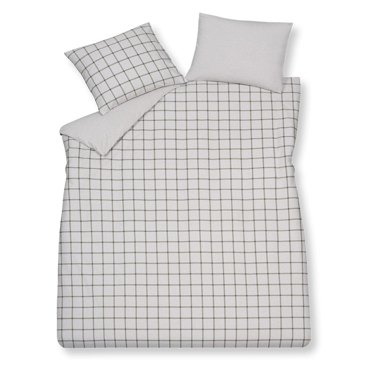 Vandyck Flanel Dundee Kussensloop Thyme - Afbeelding 4