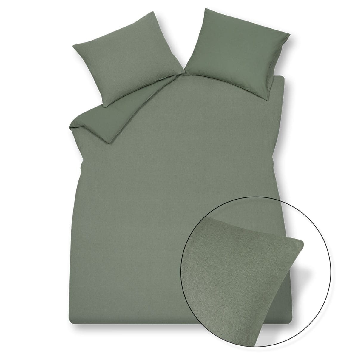 Vandyck Purity 79 Kussensloop Olive - Afbeelding 3