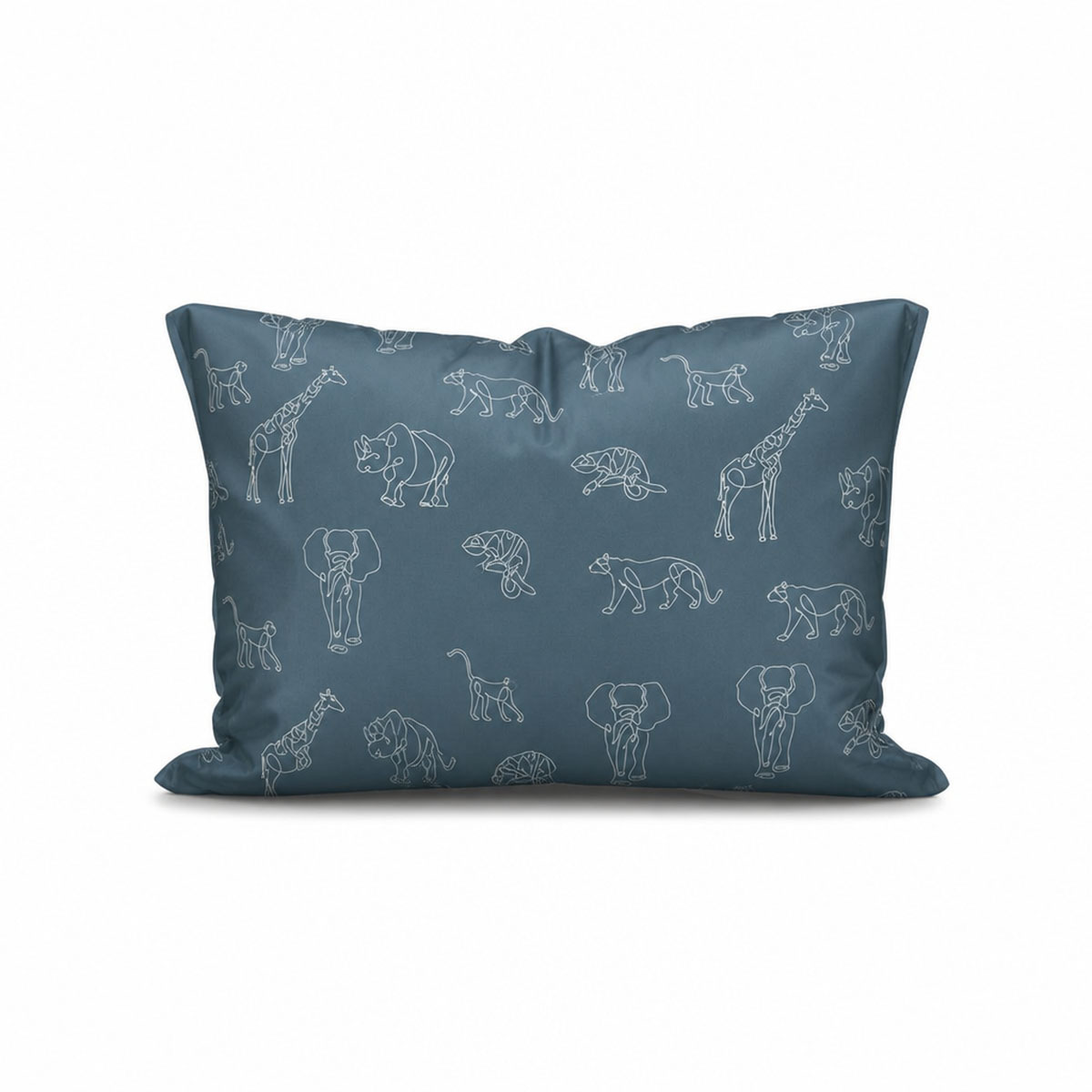 Vandyck Safari Kids Kussensloop Vintage Blue - Afbeelding 2