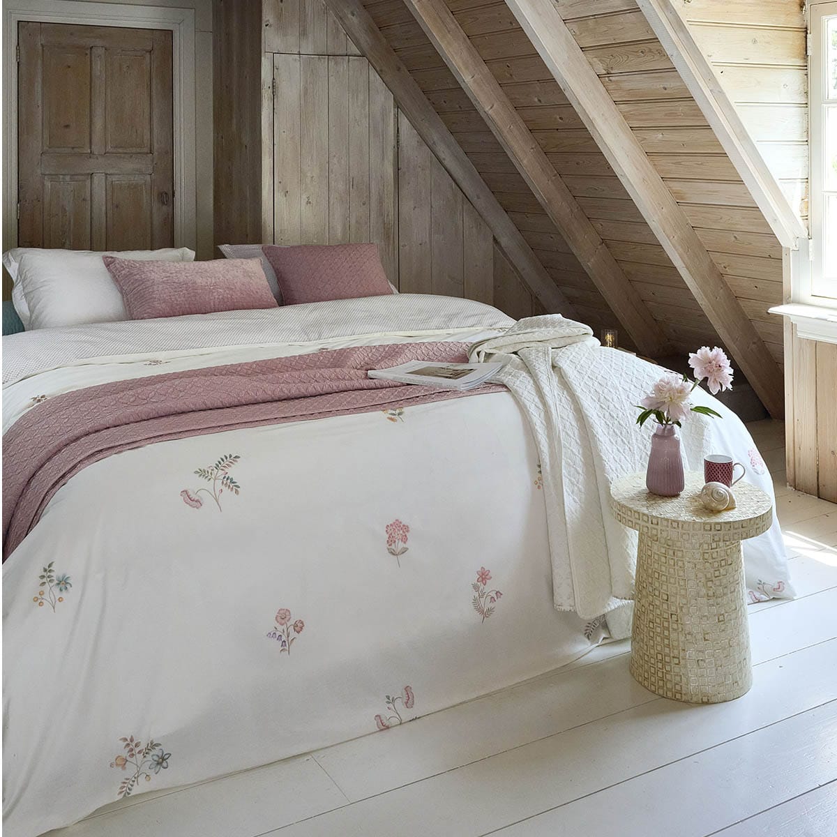 Pip Studio Mughal Flower Dekbedovertrek Gebroken wit - Afbeelding 4