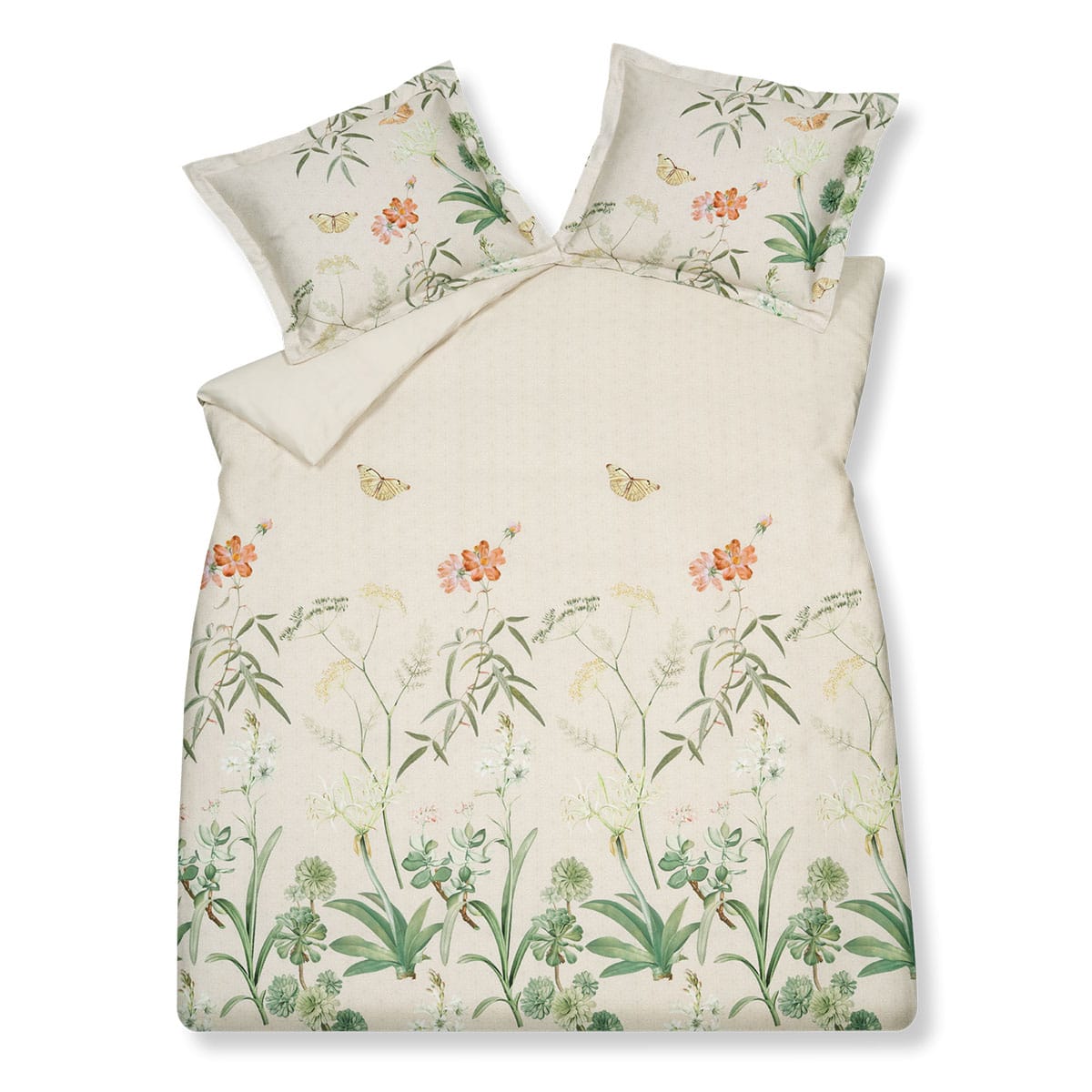 Vandyck Flower Garden Dekbedovertrek Cream Tan - Afbeelding 2
