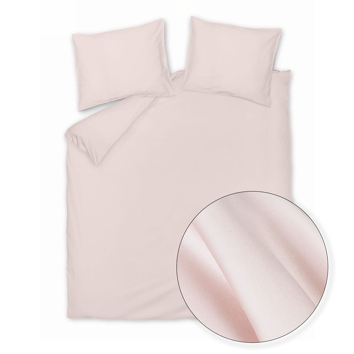 Vandyck Satin Luxe Dekbedovertrek Sepia Pink - Afbeelding 2