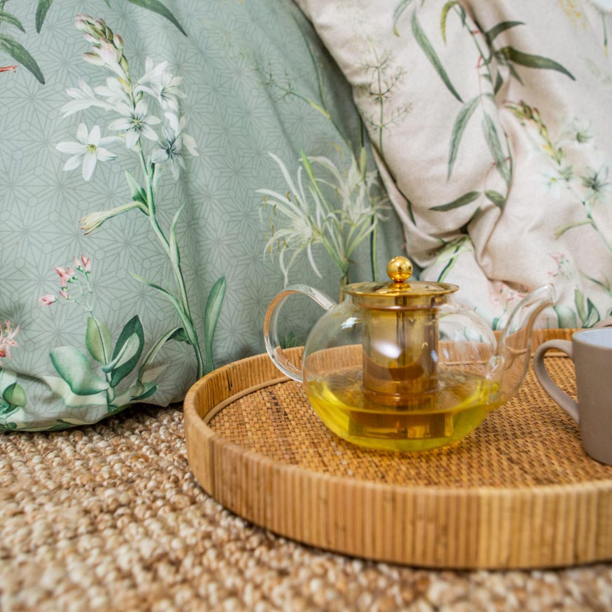 Vandyck Flower Garden Dekbedovertrek Cream Tan - Afbeelding 5