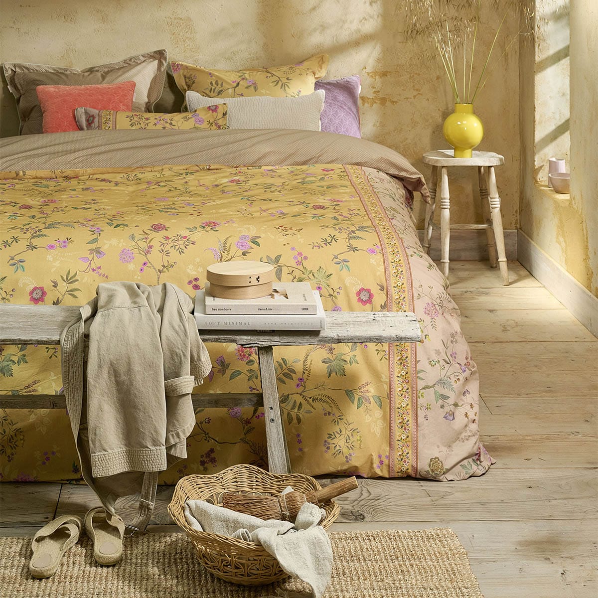 Pip Studio Bodhi Flower Dekbedovertrek Geel - Afbeelding 3
