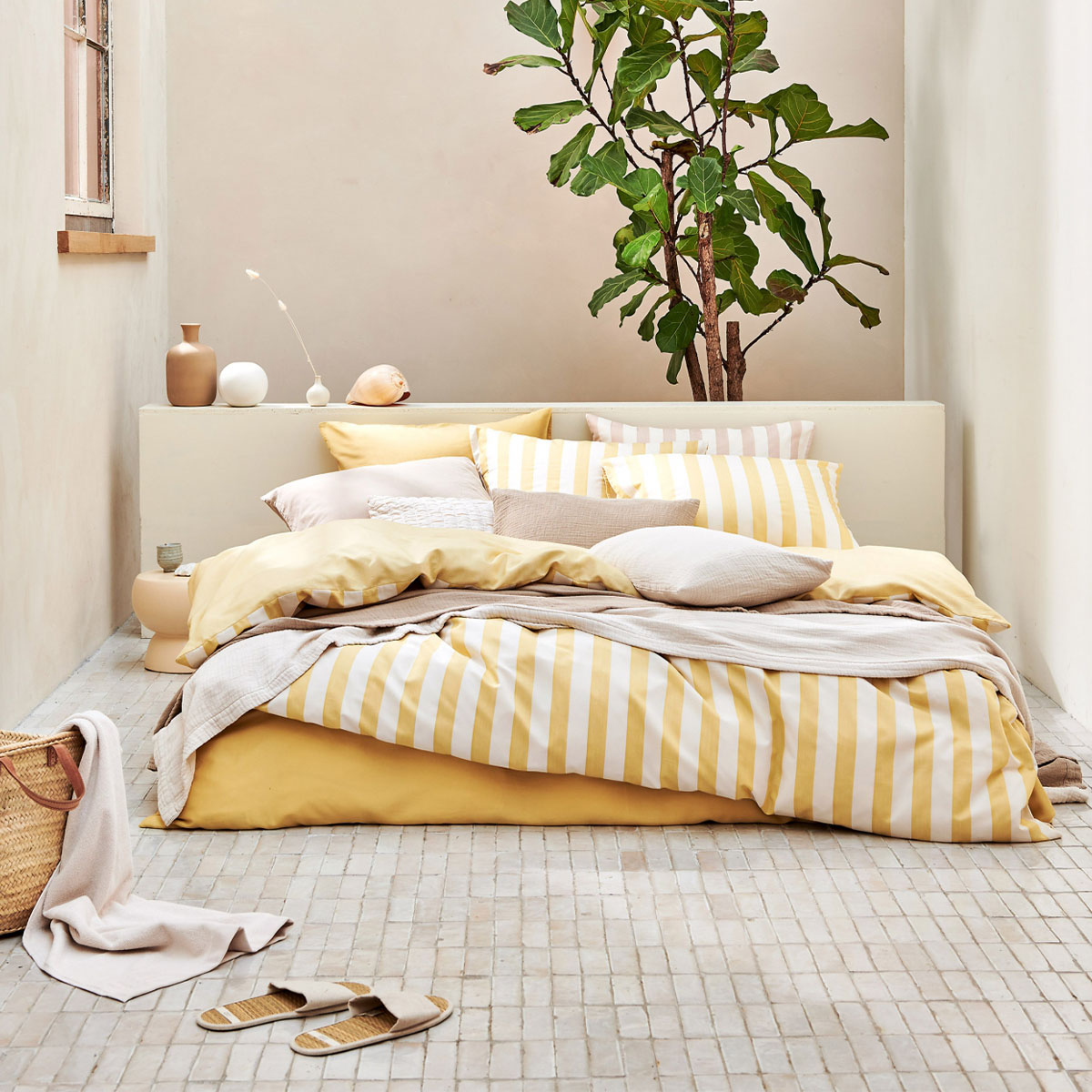 Vandyck Home 97 Cotton Tencel Kussensloop Sunlight - Afbeelding 4