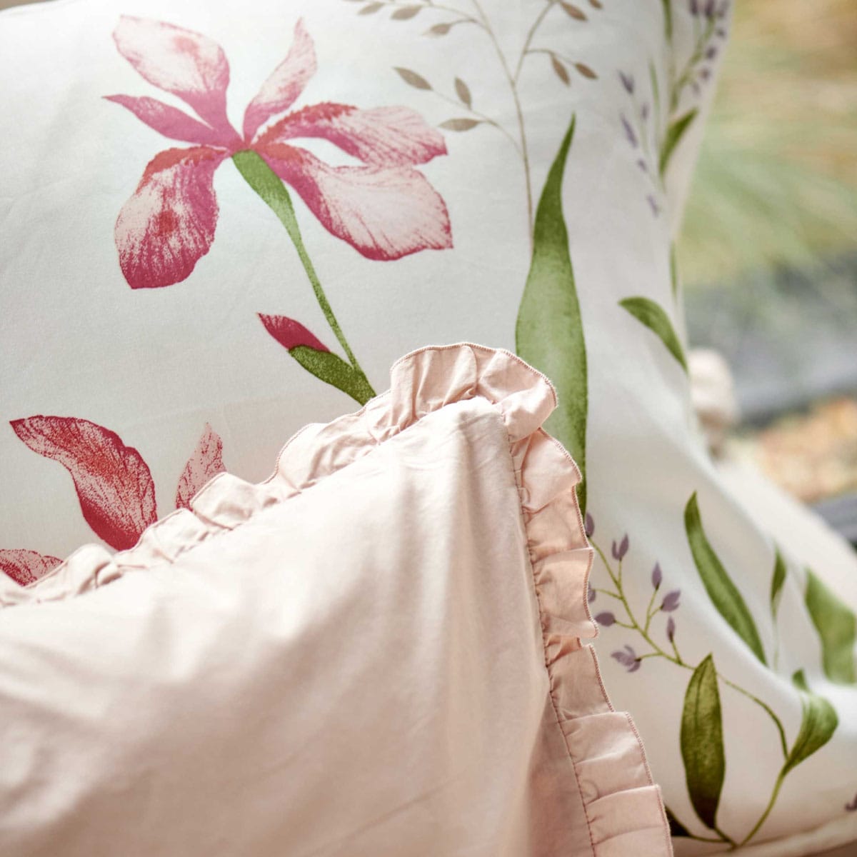 Vandyck Serene Flower Dekbedovertrek Offwhite - Afbeelding 5