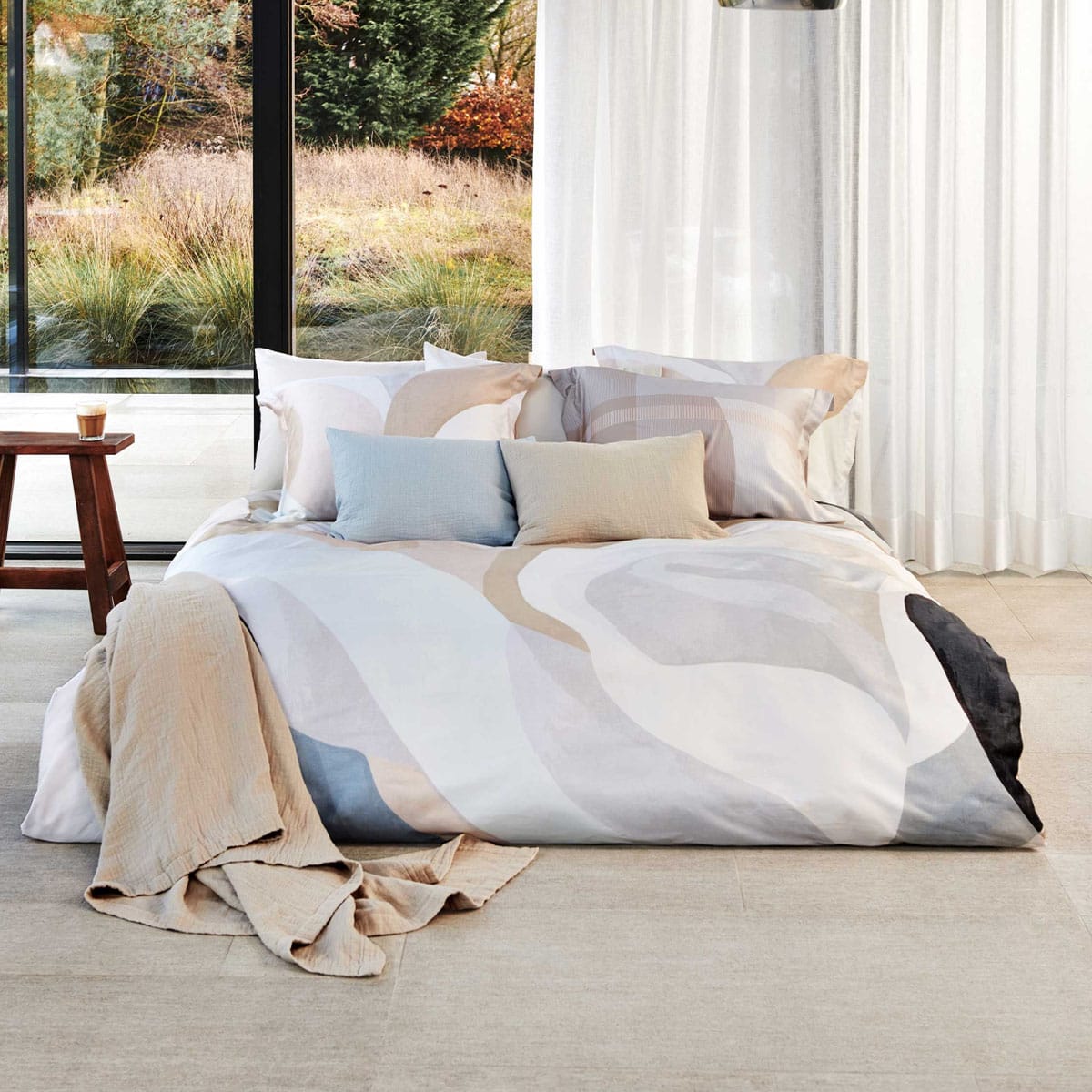 Vandyck Lush Lagoon Dekbedovertrek Linen - Afbeelding 3