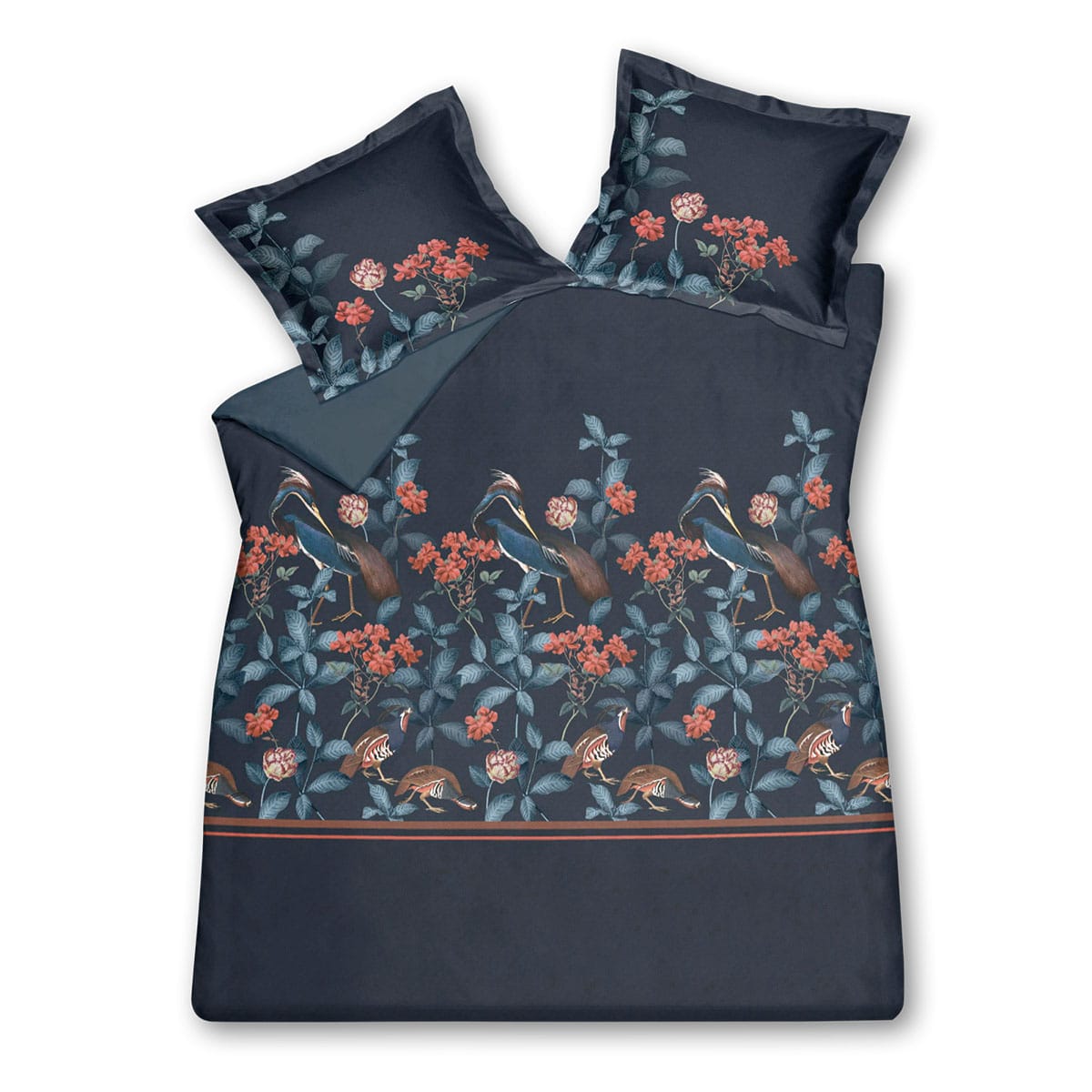 Vandyck Dark Flower Dekbedovertrek Storm Blue - Afbeelding 2