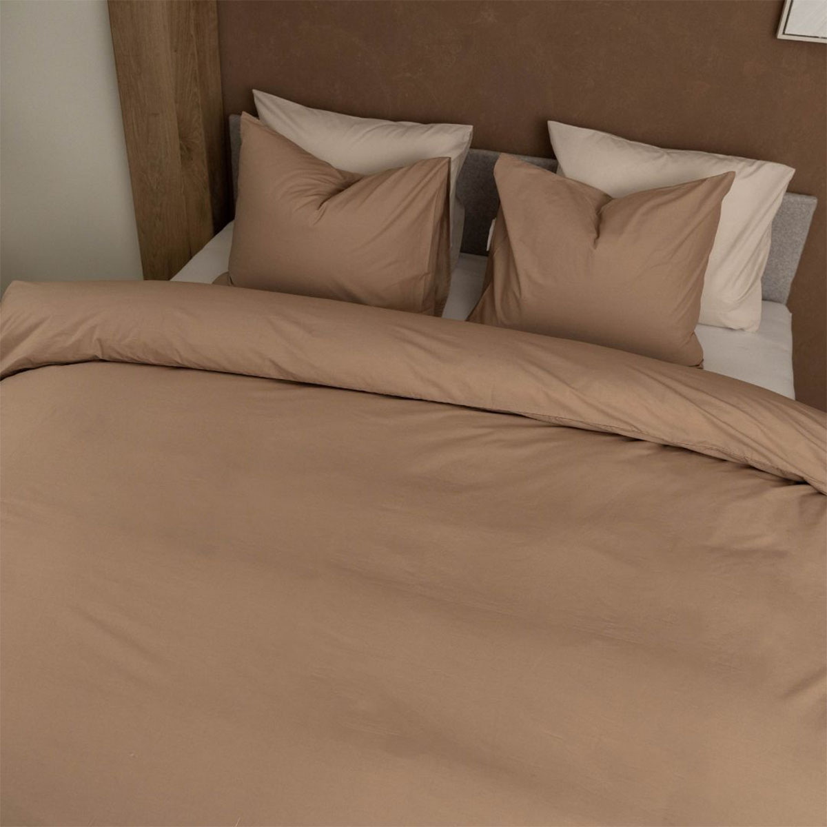 Kayori Eji Dekbedovertrek Taupe - Afbeelding 4