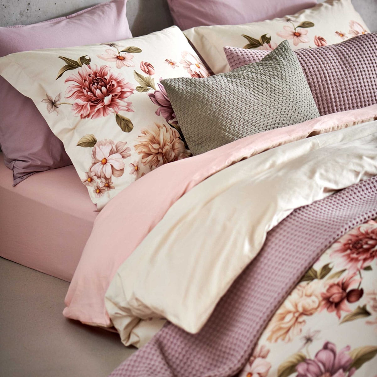 Vandyck Harmony Dekbedovertrek Cream Tan - Afbeelding 7