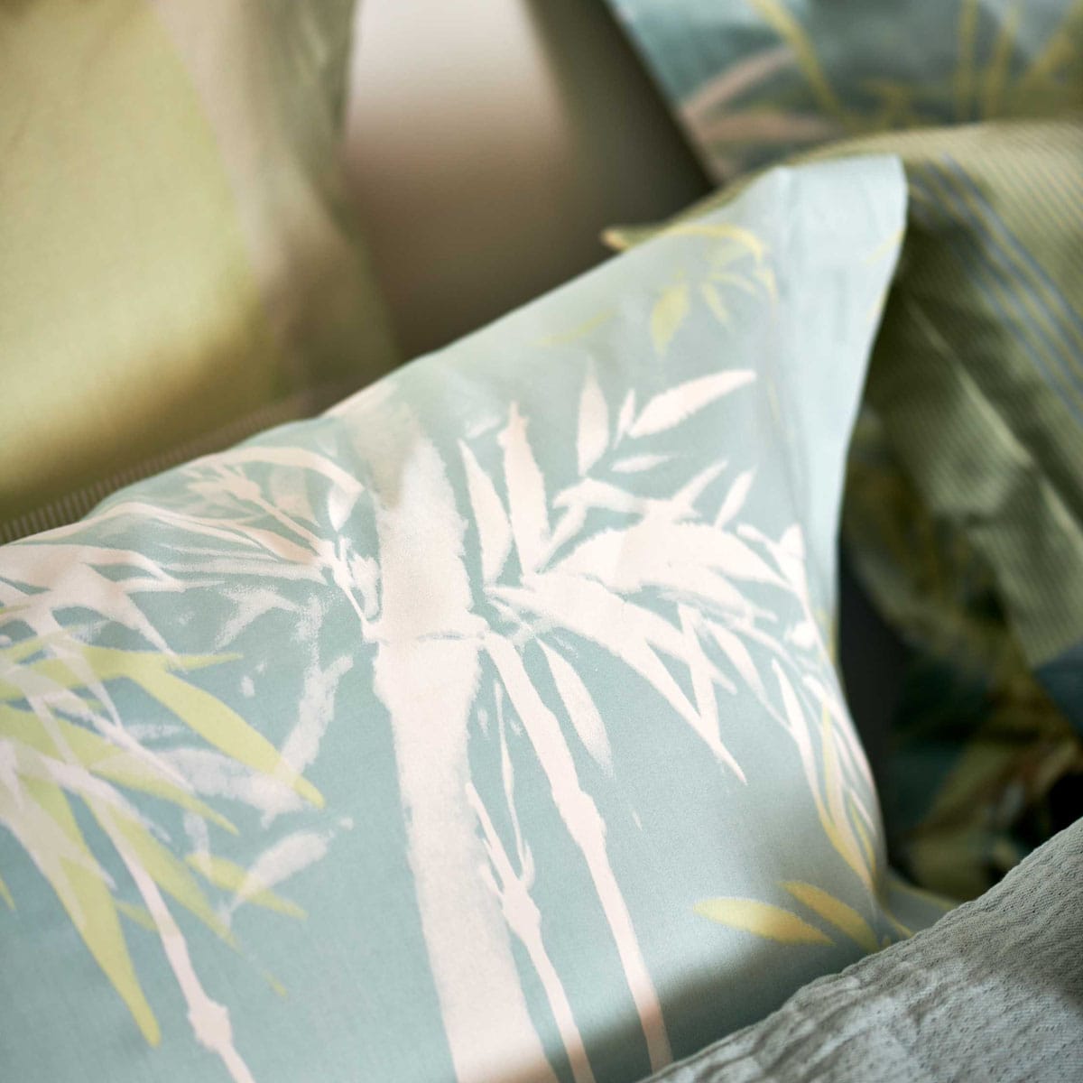 Vandyck Palm Paradise Dekbedovertrek Thyme - Afbeelding 5
