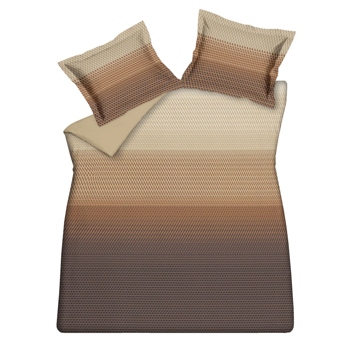 Vandyck Pattern Play Dekbedovertrek Latte - Afbeelding 2