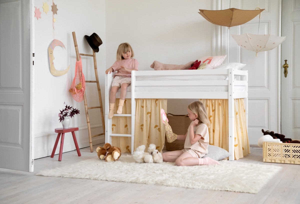 Hoppekids Ole Lukoie geel bedgordijn - Afbeelding 4