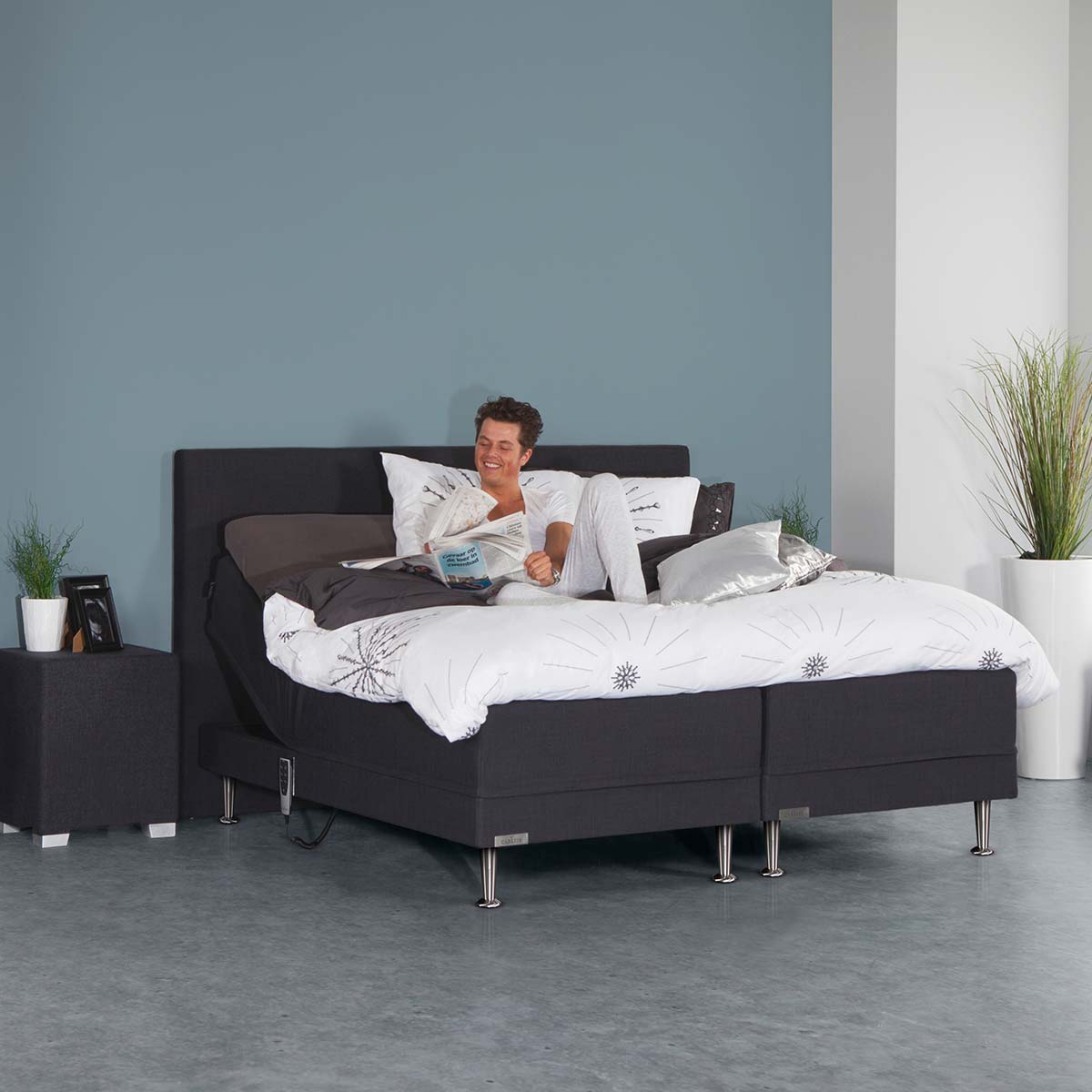 Caresse Silver 4500 elektrische boxspring - Afbeelding 3
