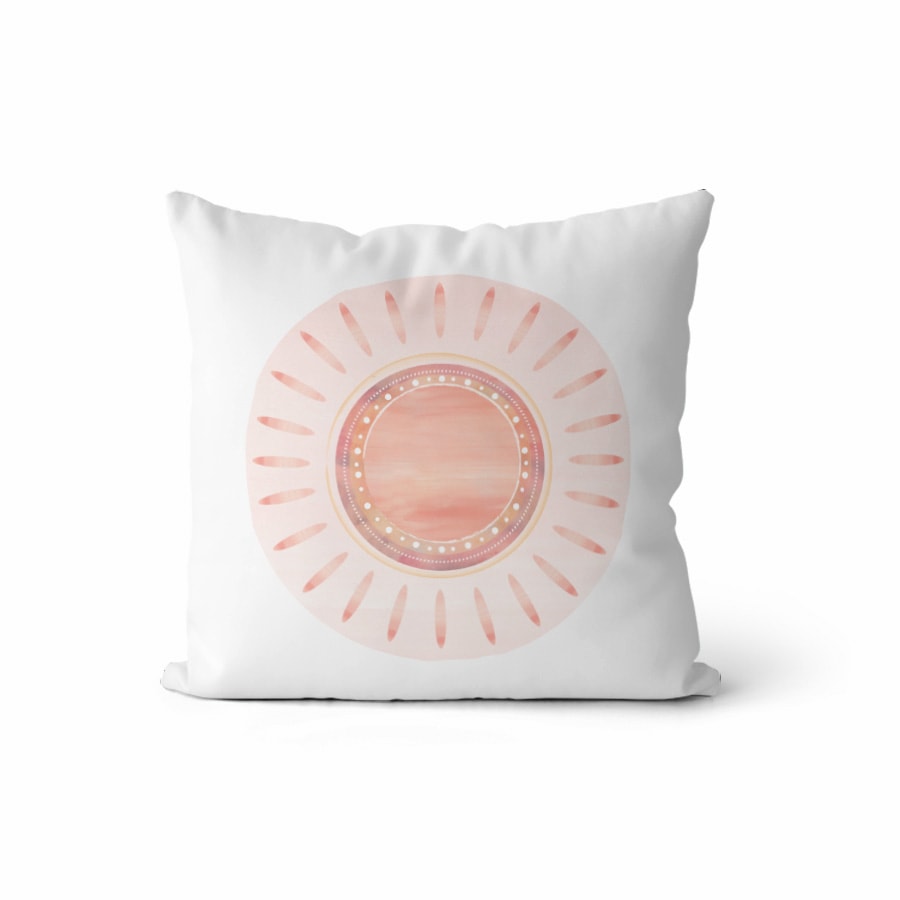 Kussen met zonnen in boho stijl - Afbeelding 4