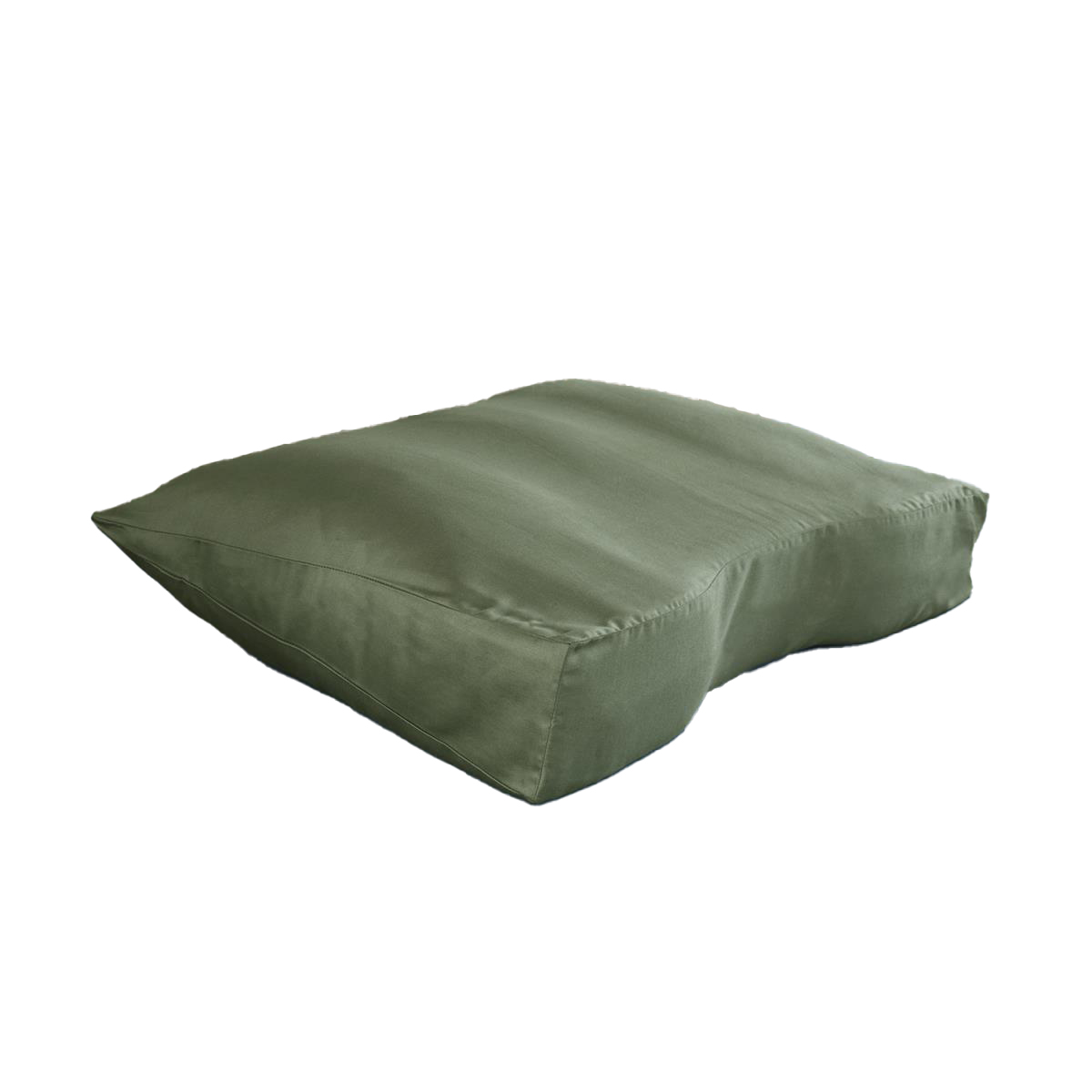 Silvana Support Geel Satin Kussensloop Groen - Afbeelding 3