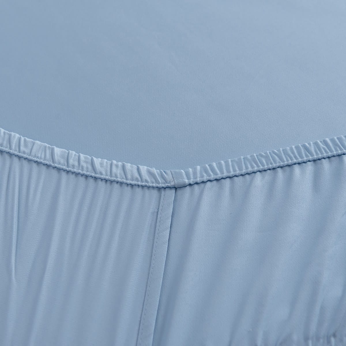 Boomba Bamboo Premium Topper Hoeslaken Sky Blue - Afbeelding 5