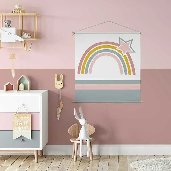 XL textielposter regenboog print - Afbeelding 5