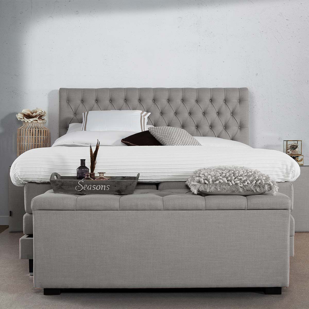 Caresse Platinum 9850 vlakke boxspring - Afbeelding 2