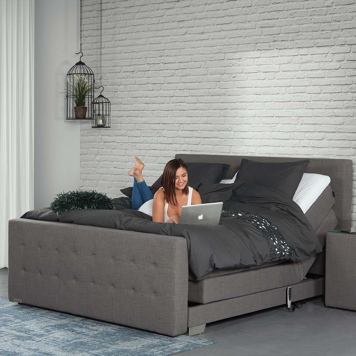 Caresse Silver 4810 elektrische boxspring - Afbeelding 4