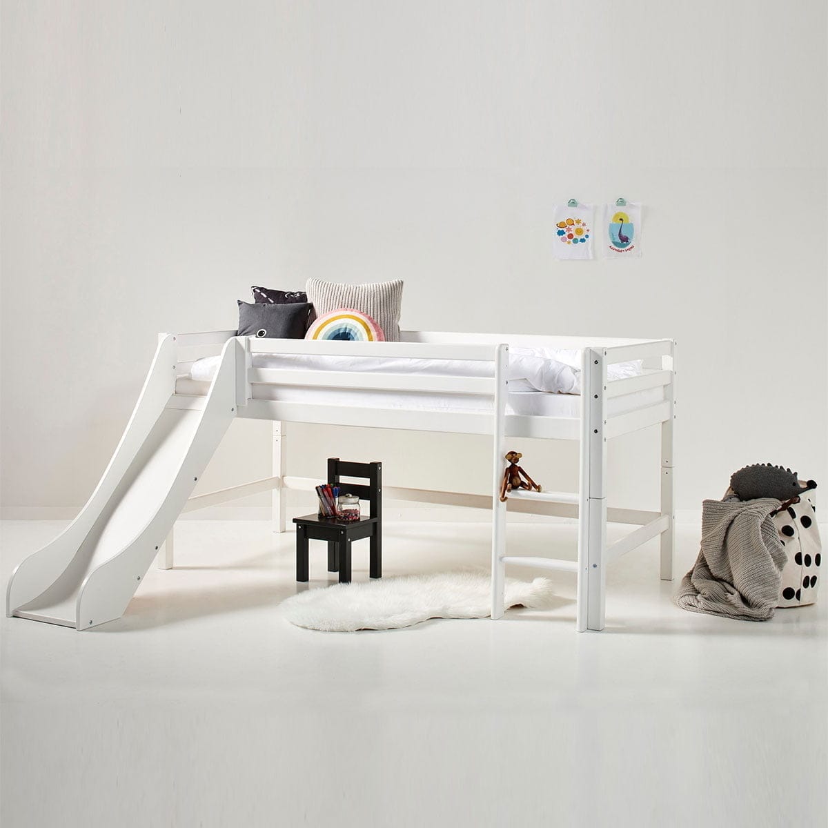 Hoppekids ECO Dream Halfhoogslaper met glijbaan - Afbeelding 3