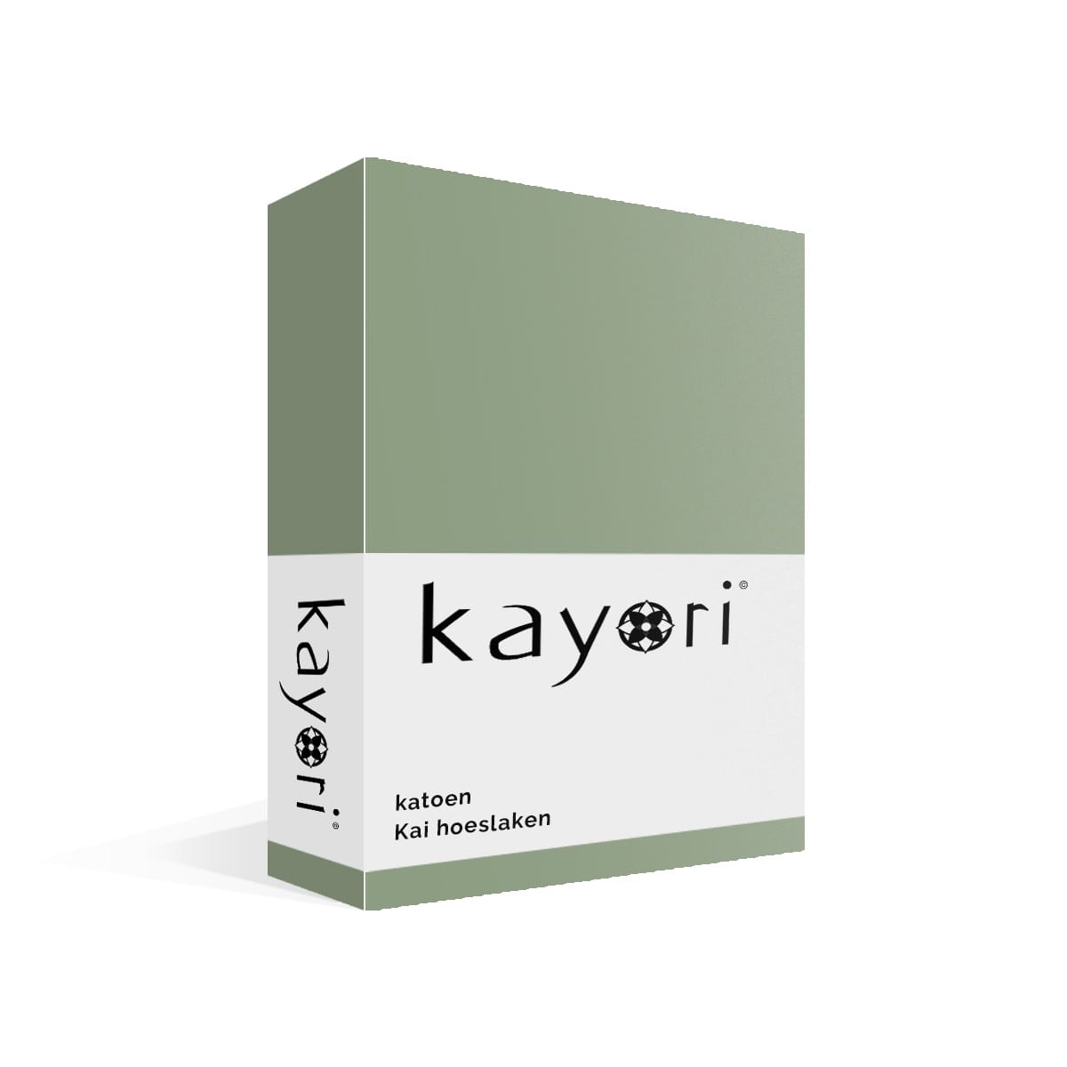 Kayori Kai Katoen Hoeslaken Groen - Afbeelding 2