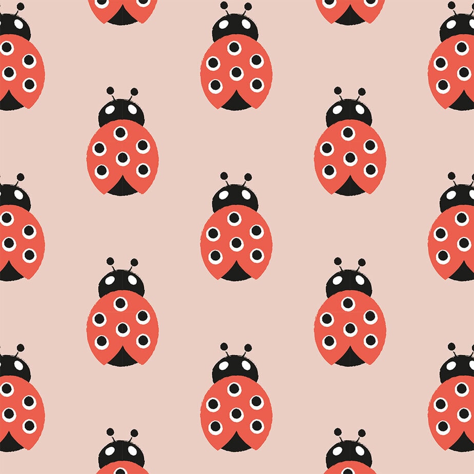 Lieveheersbeestjes behang – Schattig behang voor de kinderkamer - Afbeelding 8
