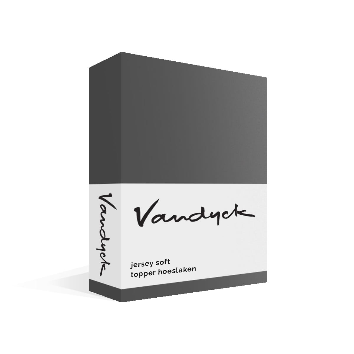 Vandyck Jersey Soft 120 Topper Hoeslaken Off Black - Afbeelding 2